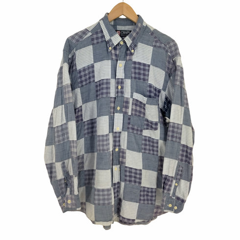 チャップスラルフローレン CHAPS RALPH LAUREN パッチワーク BDシャツ メンズ JPN:L