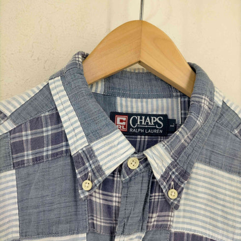 チャップスラルフローレン CHAPS RALPH LAUREN パッチワーク BDシャツ メンズ JPN:L