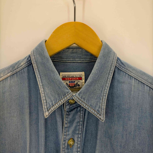 american taste NEPUCA フラップポケット デニムシャツ メンズ JPN:M