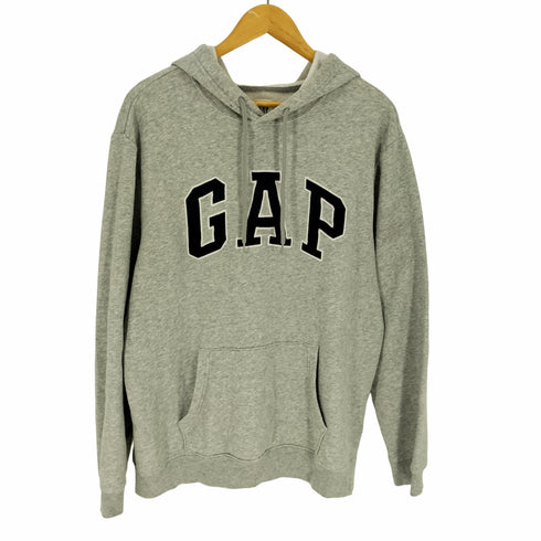 ギャップ Gap ロゴ 刺繍 プルオーバー パーカー メンズ import:L