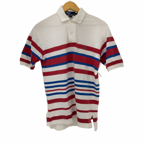 ポロバイラルフローレン Polo by RALPH LAUREN ポニー刺繍 ボーダー S/Sポロシャツ メンズ import:S