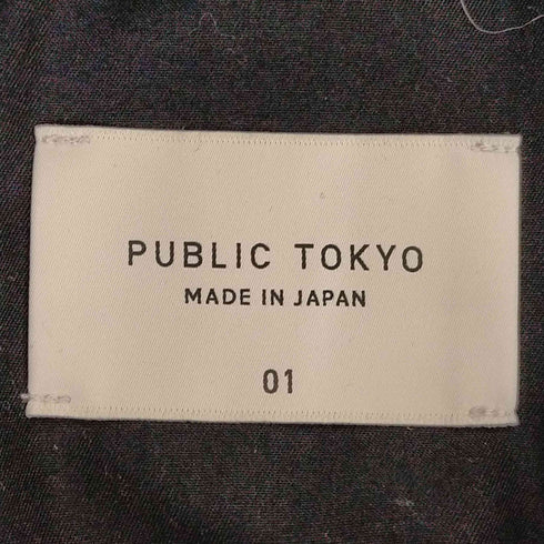 パブリックトウキョウ PUBLIC TOKYO 千鳥格子 2タック ワイドパンツ メンズ 01