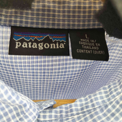 パタゴニア patagonia チェック シアサッカーシャツ ボックスシルエット メンズ JPN:L