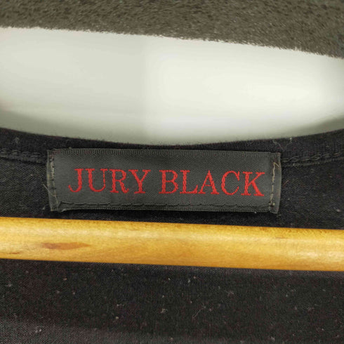 ジュリーブラック JURY BLACK ラインストーン UネックTシャツ Y2K メンズ ONE SIZE