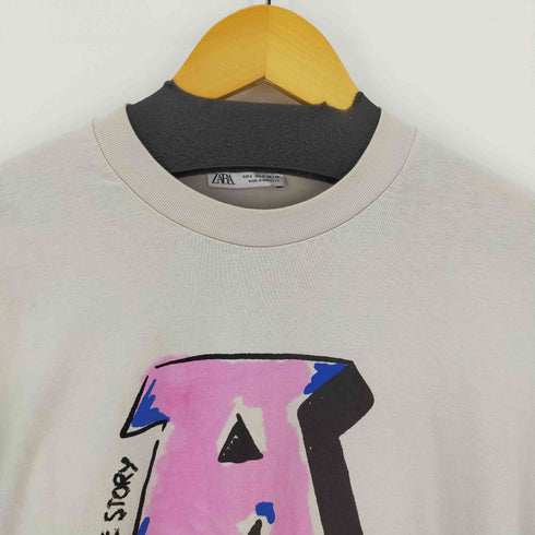ザラ ZARA AROUND THE STORY Tシャツ メンズ import:S