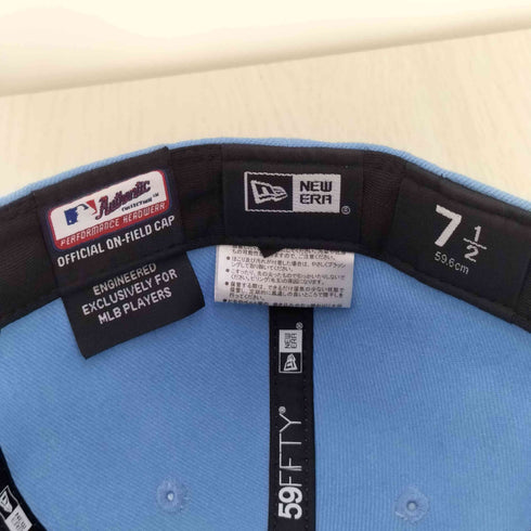 ニューエラ NEW ERA 59FIFTY Authentic MLBチームロゴ刺繍 6パネルキャップ メンズ 7 1/2