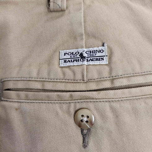ポロラルフローレン POLO RALPH LAUREN ANDREW PANT 内向き2タック コットンパンツ メンズ 38/34