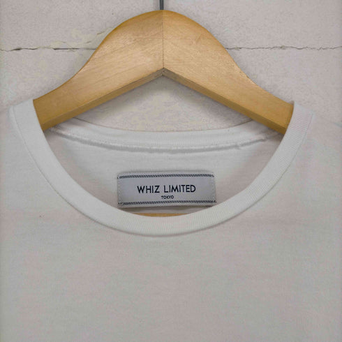 ウィズリミテッド WHIZ LIMITED フラワーモチーフロゴプリントクルーネックTシャツ メンズ JPN:M