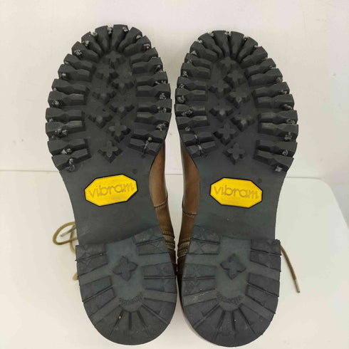 メゾンミハラヤスヒロ Maison MIHARA YASUHIRO VIBRAMソール ねじれ加工 レースアップレザーブーツ メンズ 25 1/2