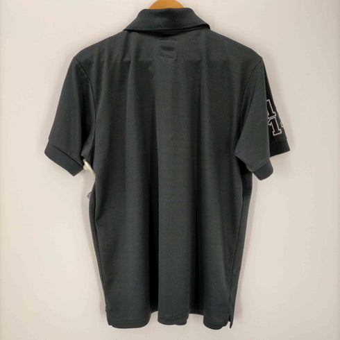 アドミネラルゴルフ Admiral GOLF S/S ロゴ刺繍ポロシャツ メンズ JPN:XL