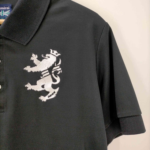 アドミネラルゴルフ Admiral GOLF S/S ロゴ刺繍ポロシャツ メンズ JPN:XL