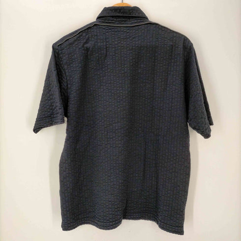インターメッツォ INTERMEZZO S/S シアサッカージップポロシャツ メンズ JPN:L