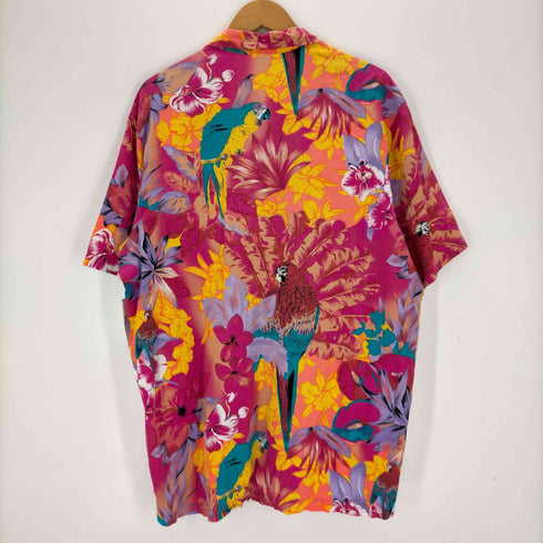 pinacolada USA製 ハイビスカス アロアシャツ メンズ JPN:L