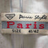 paris チェックボックスシルエットシャツ メンズ 41/42