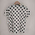 トリココムデギャルソン tricot COMME des GARCONS コットン ドット柄 クールネックTシャツ レディース