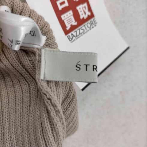 STRATA リブニットキャミソールトップス レディース FREE
