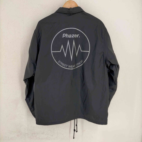 フェイザートウキョウ Phazer. TOKYO 7KHZロゴ コーチジャケット メンズ JPN:M