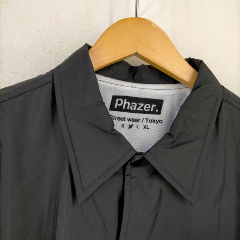 フェイザートウキョウ Phazer. TOKYO 7KHZロゴ コーチジャケット メンズ JPN:M