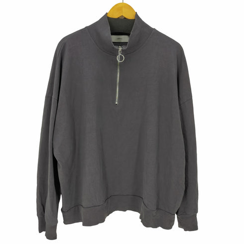 アドラー ADRER extra quality Ring half zip long エクストラクオリティーリングジップロングT メンズ JPN:M