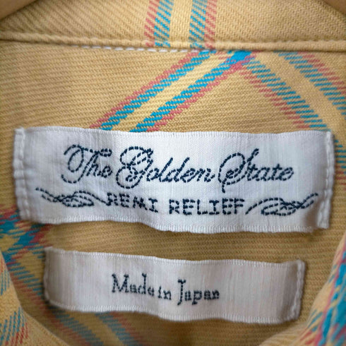 レミレリーフ REMI RELIEF 片ポケ チェックシャツ レディース