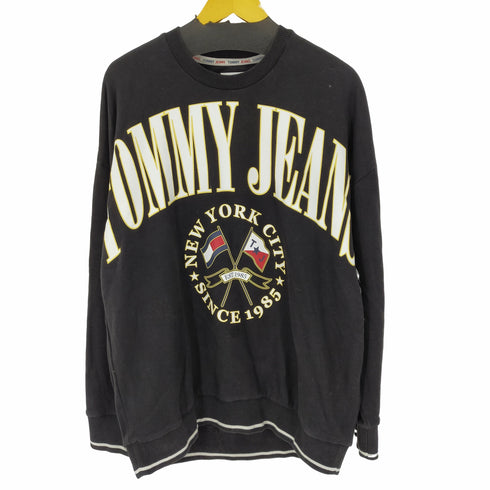 トミージーンズ tommy jeans LOGO SKATER SWEATSHIRT ロゴスウェット メンズ JPN:M
