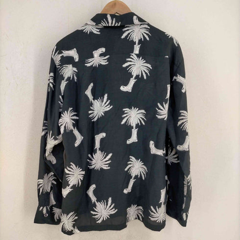 ラフアンドラゲッド ROUGH AND RUGGED HALEIWA ハレイワ オープンカラーレーヨンL/Sシャツ メンズ JPN:3
