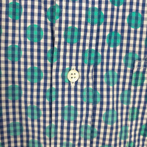 ツモリチサト TSUMORI CHISATO コットン ドット柄 BDチェックシャツ レディース JPN:1