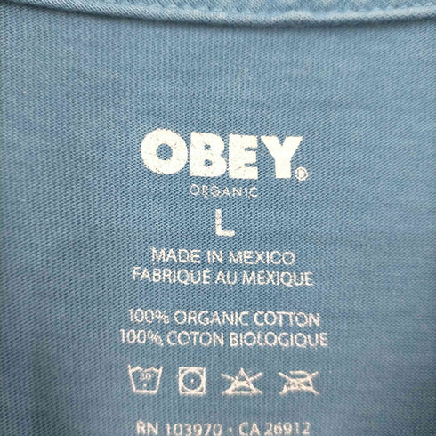 オベイ OBEY NO FUTURE FOR APATHY S/S TEE メンズ JPN:L