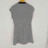 ザラ ZARA OTTOMAN KNIT MINI DRESS ボーダーワンピース レディース import:M