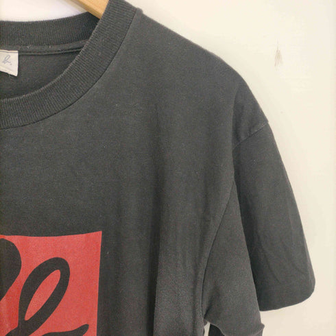 アニエスベー agnes b. Y2K ロゴ ハートプリント シングルステッチ 半袖Tシャツ レディース