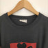 アニエスベー agnes b. Y2K ロゴ ハートプリント シングルステッチ 半袖Tシャツ レディース