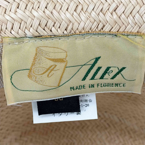 アレックス ALEX フランス製ストローハット メンズ ONE SIZE