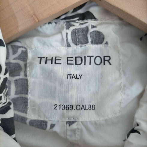 エディター THE EDITOR イタリア製 パイナップル柄 L/Sシャツ レディース