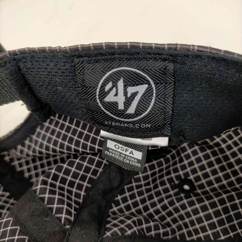 フォーティーセブン 47BRAND バックベルト ナイロンチェックキャップ メンズ ONE SIZE