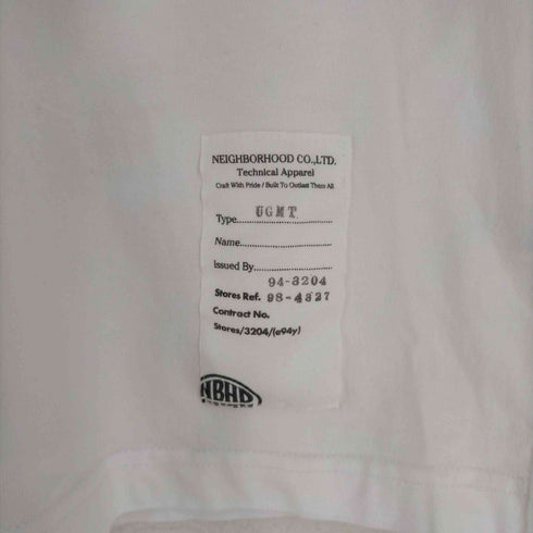 ネイバーフッド NEIGHBORHOOD NBHD CO フロッキープリント クールネックTシャツ メンズ