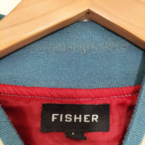FISHER スカジャン 龍刺繍 鷹刺繍 メンズ L