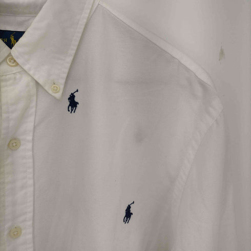 ラルフローレン RALPH LAUREN マルチポニー刺繍 ボタンダウンシャツ 総柄 メンズ import:L