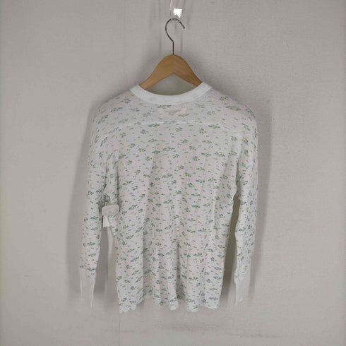 ビームスボーイ BEAMS BOY フラワーワッフルロングスリーブカットソー レディース