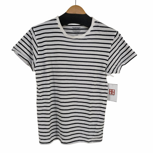 ネイバーフッド NEIGHBORHOOD コットン ボーダー クールネックTシャツ メンズ