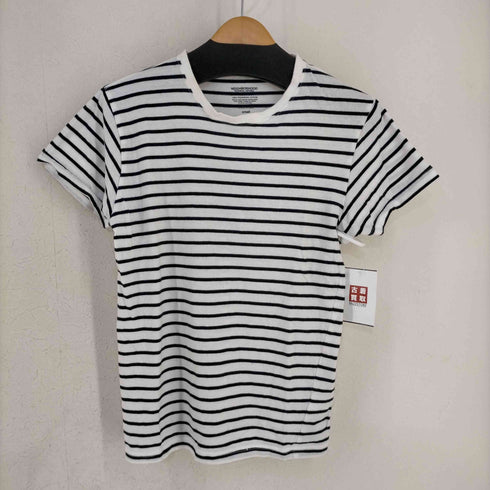 ネイバーフッド NEIGHBORHOOD コットン ボーダー クールネックTシャツ メンズ