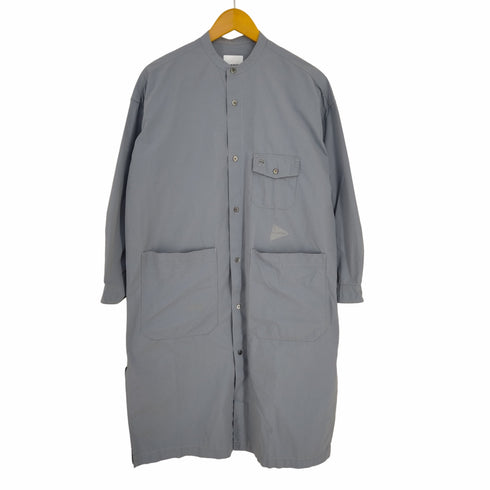 アンドワンダー and wander CORDURA typewriter long shirt レディース 00