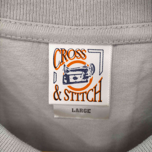 クロスステッチ CROSS STITCH プリント S/S Tシャツ メンズ JPN:L
