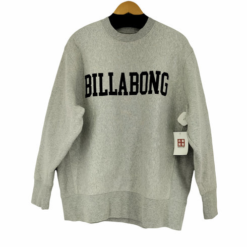 ビラボン BILLABONG フロントロゴ クルーネックスウェット メンズ JPN:M