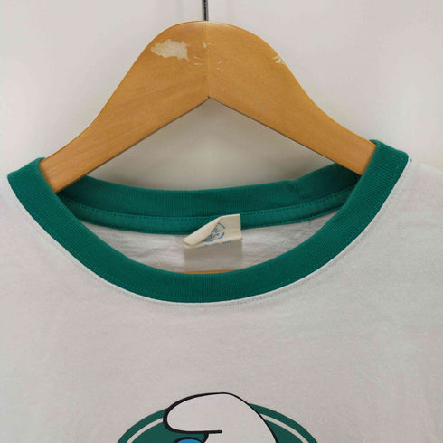 バイカラーキャラクタープリントクルーネックTシャツ メンズ JPN:M