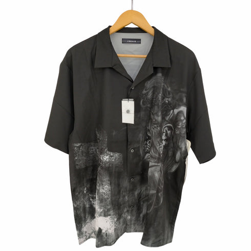 エージェム Agem/9 ANGEL GRAPHIC OPEN COLLAR SH メンズ FREE