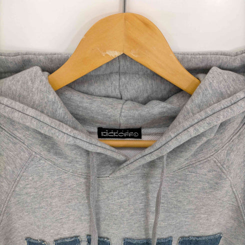 エージェム Agem/9 NASTY KICK KIFF Denim Patch Hoodie / KIFF デニムパッチ フーディー メンズ JPN:L
