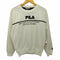 フィラ FILA フロントロゴ刺繍クルーネックスウェット メンズ M