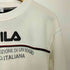 フィラ FILA フロントロゴ刺繍クルーネックスウェット メンズ M