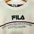 フィラ FILA フロントロゴ刺繍クルーネックスウェット メンズ M