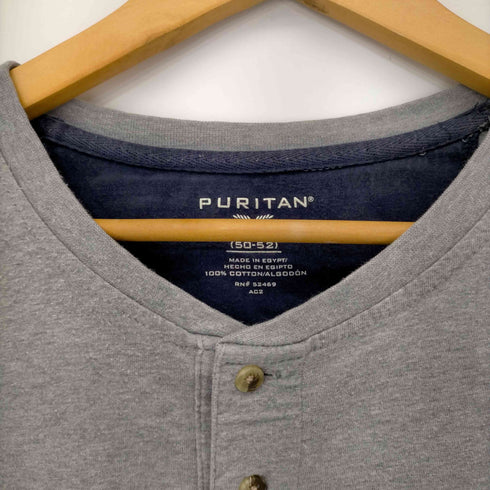 ピューリタン PURITAN ヘンリーネック S/S カットソー メンズ 2XL